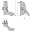 FAPIM OLTRE PANIEKSLUITING: 8036 CENTRAAL SLOT MET AUTOBLOCCAGE - DRIE SLUITPUNT