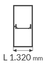FAPIM OLTRE PANIEKSLUITING: 8106 RODE PANIEKBAAR 1130MM