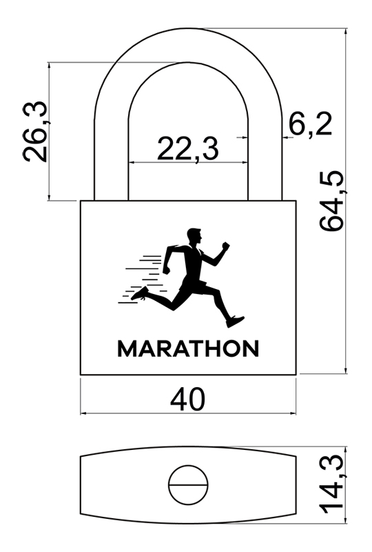 RICHTER MARATHON HANGSLOT IN HOOFDSLEUTELSYSTEEM