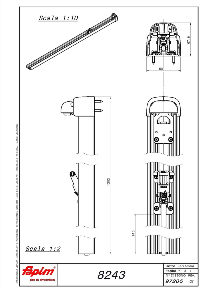 FAPIM OLTRE PANIEKSLUITING: 8243 CENTRALE STEUN VOORBEREID VOOR UITSCHAKEL INRICHTING