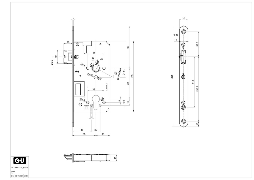 BKS B-21560 ANTI-PANIEKMOTORSLOT