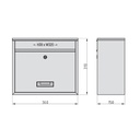 BASI BK900 INOX GROOT BRIEVENBUS