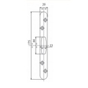 LITTO PT10621 20 SLUITPLAAT VOOR BLOKSCHOOT