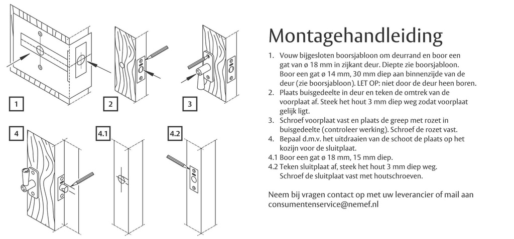 NEMEF INSTEEKGRENDEL 2600/4