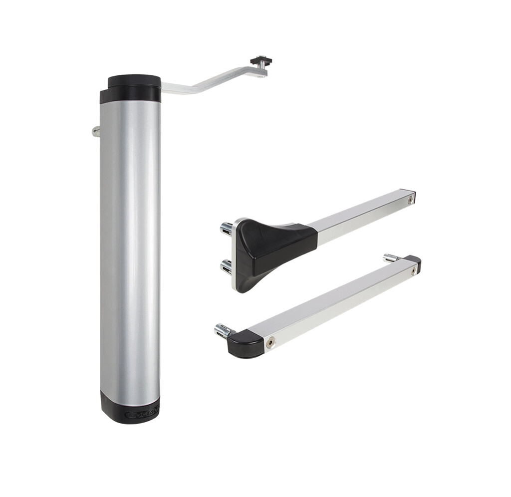 LOCINOX VERTICLOSE-2 FERME-PORTAIL HYDRAULIQUE PUISSANT ET POLYVALENT POUR CHARNIÈRES 90° ET 180°