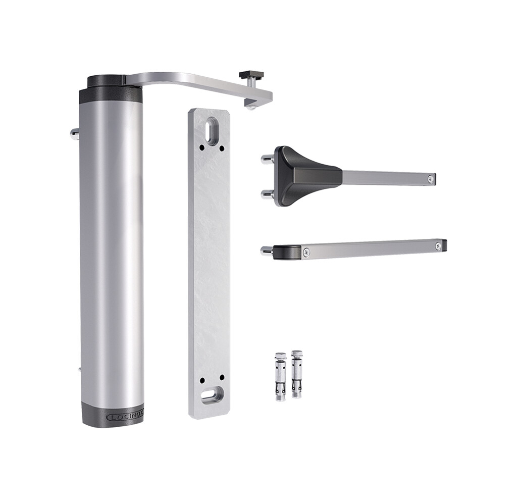 LOCINOX VERTICLOSE-2 WALL LEISTUNGSSTARKER UND VIELSEITIGER HYDRAULISCHER TORSCHLIESSER FÜR WANDMONTAGE