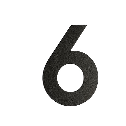 [FUJI-80-ZWART-6] FUJI HUISNUMMER & -LETTER (80, Zwart, 6)
