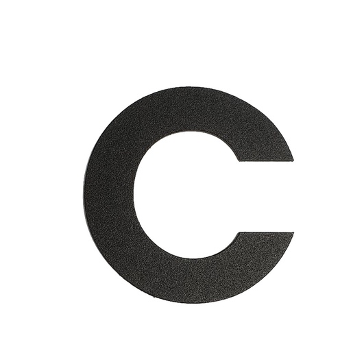 [FUJI-50-ZWART-C] FUJI HUISNUMMER & -LETTER (50, Zwart, C)