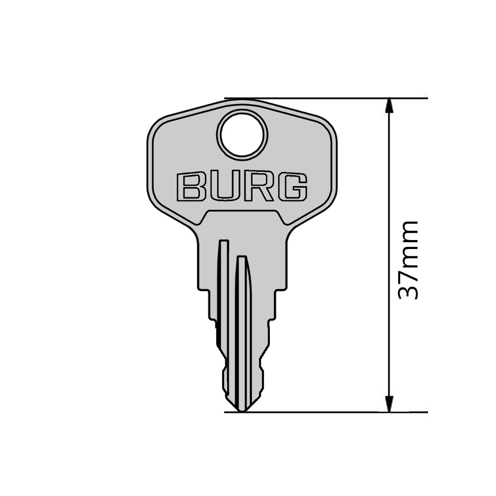 BURG SERIE E SLEUTEL | CODEREEKS 2W1-2W256