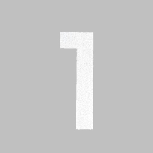 [FUJI-80-WIT-1] FUJI HUISNUMMER & -LETTER (80, Wit, 1)