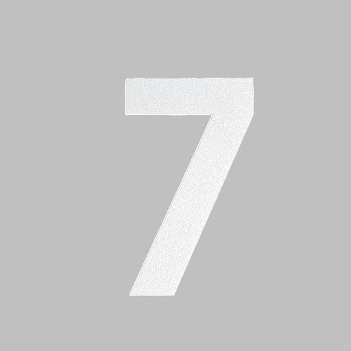 [FUJI-80-WIT-7] FUJI HUISNUMMER & -LETTER (80, Blanc, 7)