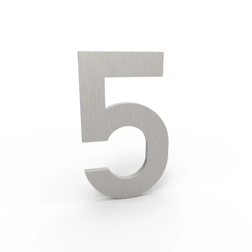 [5-I] ALBO HUISNUMMER & -LETTER (F1 - geanodiseerd, 5)