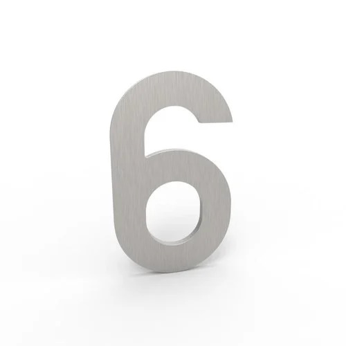[6-I] ALBO HUISNUMMER & -LETTER (F1 - anodisé, 6)