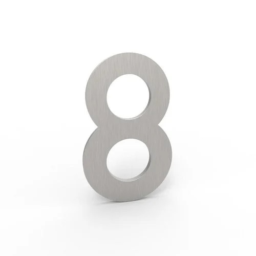 [8-I] ALBO HUISNUMMER & -LETTER (F1 - geanodiseerd, 8)