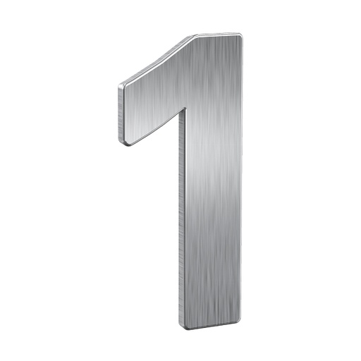 [7300-0001] BASI HUISNUMMER (Edelstahl / Inox, 1)