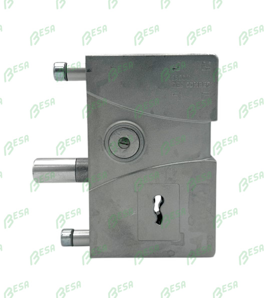 JACOT DES COMBES 102 POORTSLOT MET BONTEBAARDSLEUTEL ZONDER KRUK VOOR ROND PROFIEL