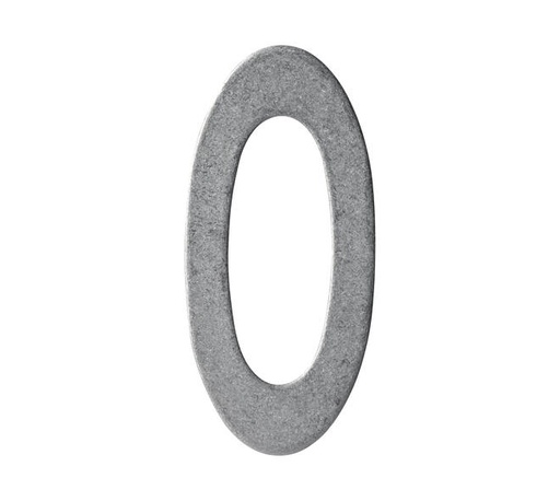 [0034.402040] INTERSTEEL HAUSNUMMER (Roestvrij staal / Inox getrommeld, 0)