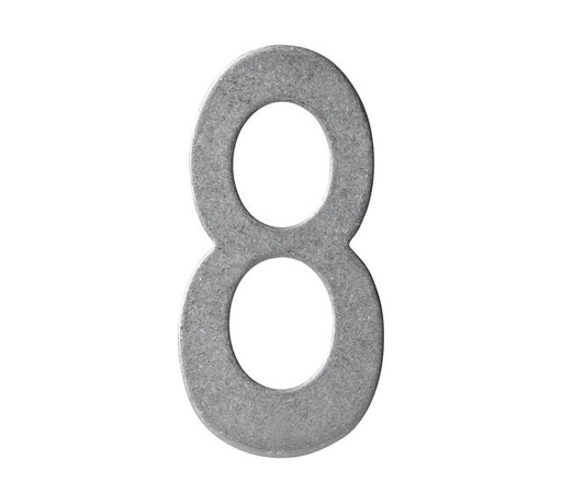 [0034.402048] INTERSTEEL HAUSNUMMER (Roestvrij staal / Inox getrommeld, 8)
