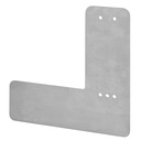 DENI AFDEKPLAAT VOOR VERDEKTE MONTAGE BIJ EXIT NOODDEURALARM