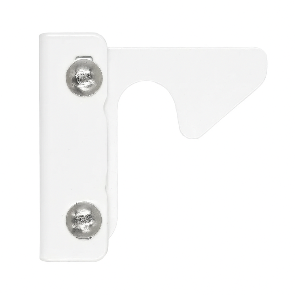 BESA CROCHET DE POIGNÉE DE PORTE – Blanc, Usage intérieur