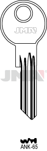 JMA BRUTE SLEUTEL PROFIEL ANK-65