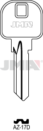 JMA BRUTE SLEUTEL PROFIEL AZ-17D