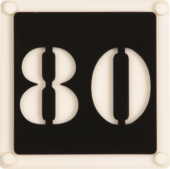 GEPERSONALISEERD NAAMBORD IN SJABLOONSTYLE