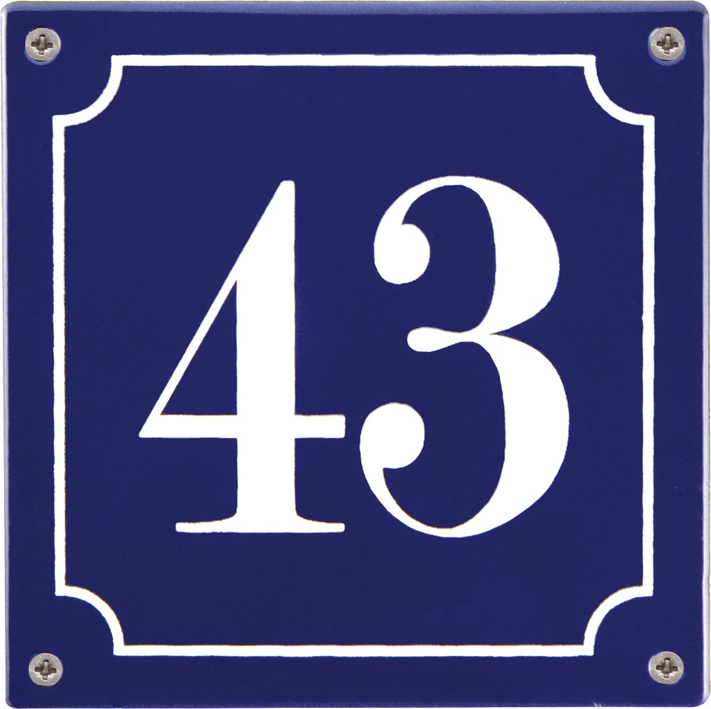 GEPERSONALISEERD NAAMBORD IN EMAILLE