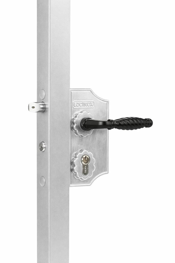 LOCINOX LAKYF2 PETITE SERRURE EN APPLIQUE POUR PORTAIL ORNEMENTAL
