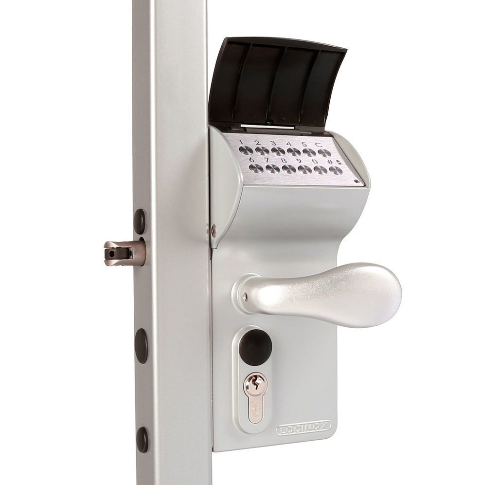 LOCINOX LOKQY2 VALENTINO - SERRURE A CODE EN APPLIQUE ALIMENTÉE PAR BATTERIE