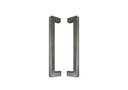 STAINLESS STEEL DOOR HANDLE MODEL U90°K 01 ⧄ 40/40 - pair