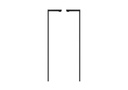 ALUMINIUM DOOR HANDLE MODEL DK 05 ⧄ 20/40 - pair