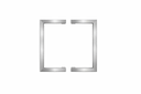 INOX DOOR HANDLE MODEL DK 01 ⧄ 30/30 - pair