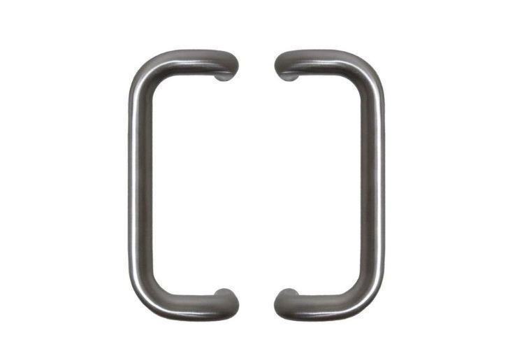 POIGNÉE DE PORTE EN INOX MODÈLE D Ø 32 - paire
