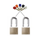 TOKOZ GAMA PRO 70 REMOVABLE SHAKLE - Set van 2