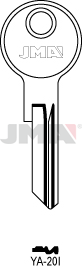 [YA-20I] JMA BRUTE SLEUTEL PROFIEL YA-20I