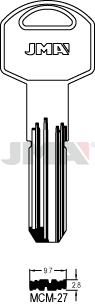 [MCM-27] JMA BRUTE SLEUTEL PROFIEL MCM-27