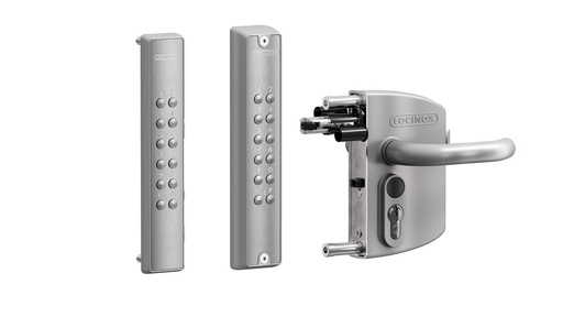 LOCINOX LNKQ VOLTE - AUFBAUSCHLOSS MIT EXTERNEM BATTERIEBETRIEBENEM CODEKLAVIER