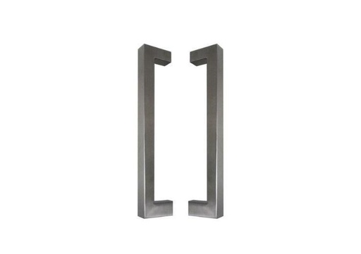 EDELSTAHL-TÜRGRIFF MODELL U90°K 01 ⧄ 30/30 - Paar