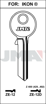 [ZE-12D] JMA BRUTE SLEUTEL PROFIEL ZE-12D