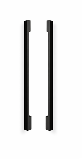 [412137] POIGNÉE DE PORTE EN ALUMINIUM MODÈLE PL 12 ⧄ 20/80 - paire