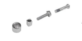 [83003705] DORMAKABA TS 71/72/73/83 KOPPELSTUK VOOR ASVERLENGING 16MM BIJ SCHAARARM DEURPOMP