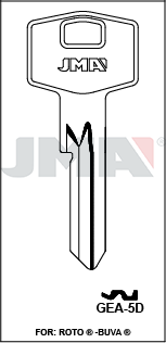 [GEA-5D] JMA BRUTE SLEUTEL PROFIEL GEA-5D